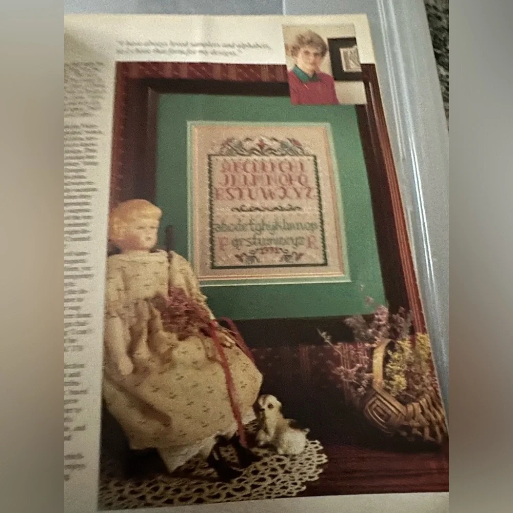 Cross Stitch & Country Crafts Magazine May June 1991 Twins Sampler Key Chain
